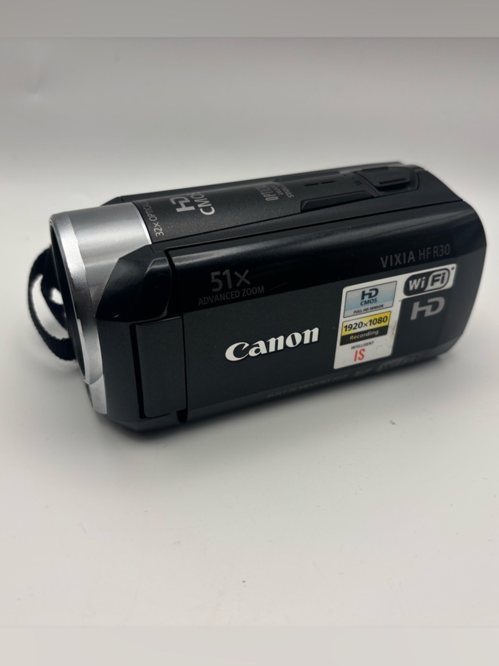 Canon VIXIA HF R30 Camcorder HD WiFi 32x Zoom FOR PARTS / REPAIR No Battery